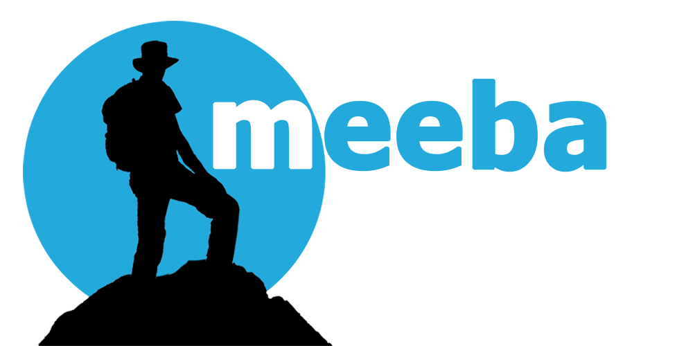 meeba social app for travelers logo